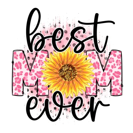 Legjobb anya - napraforgó minta