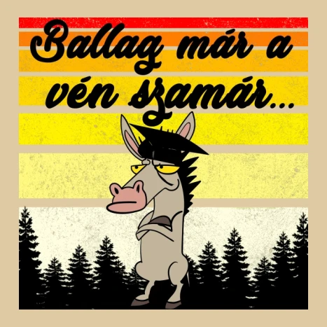 Ballag már a vén szamár