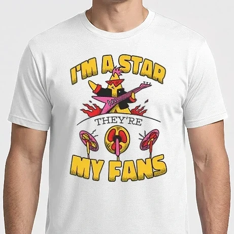 Férfi Imperial póló - I'm a Star, They're my Fans