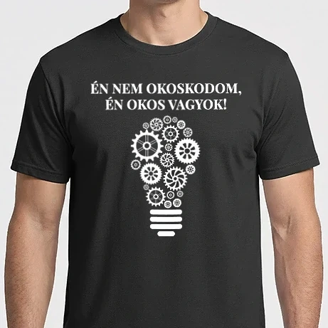 Férfi Imperial póló - Nem okoskodom, okos vagyok!