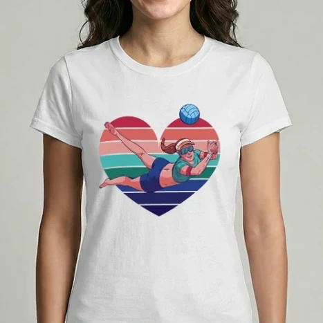 Női Imperial póló - Röplabdás Retró