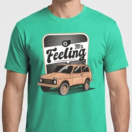 Férfi Imperial póló - Retro Autó 70-es évek Lada Niva