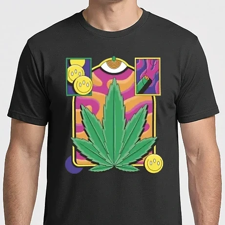 Férfi Imperial póló - Hippy Kannabisz