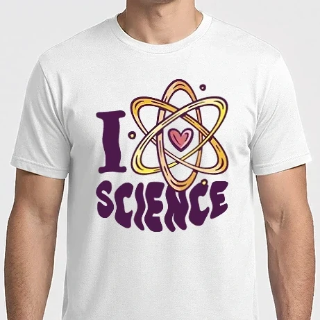 Férfi Imperial póló - I Love Science Tudományos
