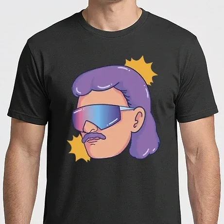 Férfi Imperial póló - Mullet Fej Retró