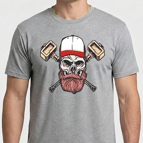 Férfi Imperial póló - Viking Koponya