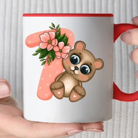 Színes bögre - Macis szülinap - 7