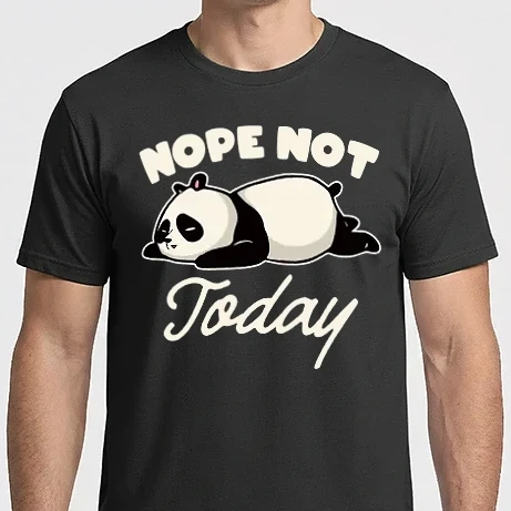 Férfi Imperial póló - Nope not today - panda