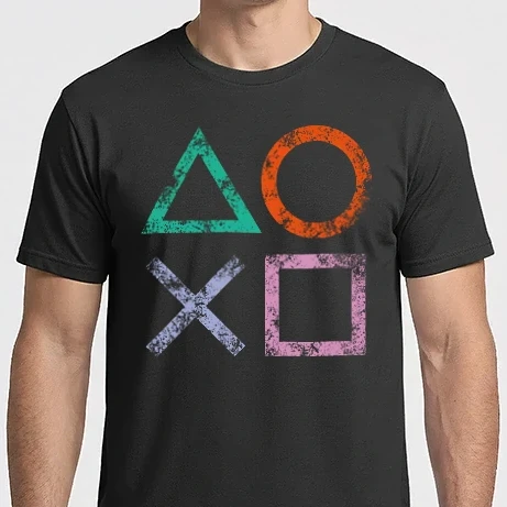 Férfi Imperial póló - PlayStation icon