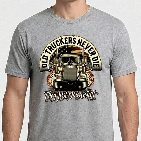 Férfi Imperial póló - old truck never die RT 01