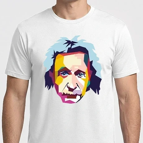 Férfi Imperial póló - Einstein absztrakt