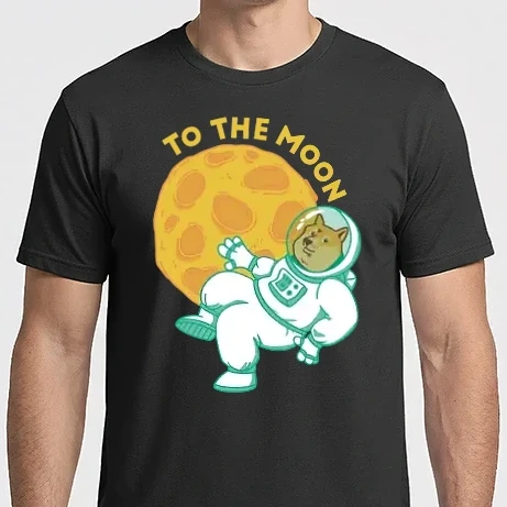 Férfi Imperial póló - Dogecoin to the moon