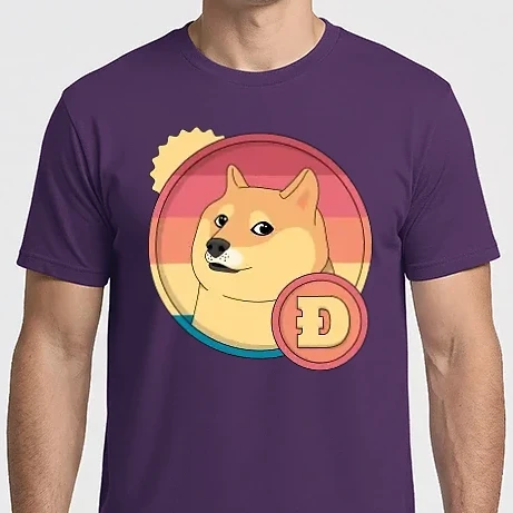 Férfi Imperial póló - Doge Coin