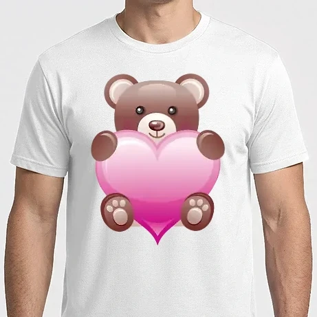 Férfi Imperial póló - Szíves maci