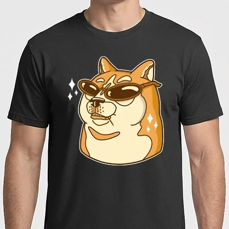 Férfi Imperial póló - Doge Coin