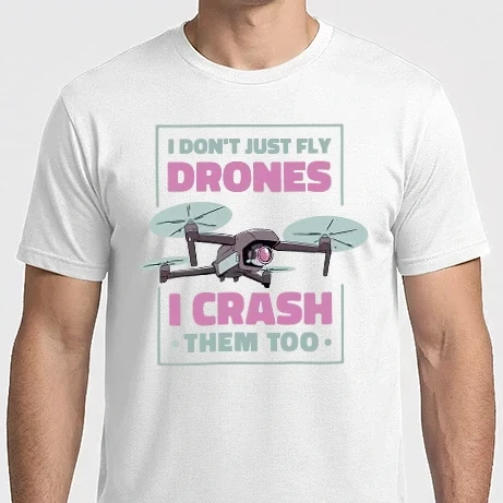 Férfi Imperial póló - Vicces Drónos póló