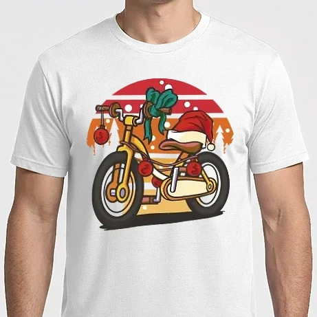 Férfi Imperial póló - Karácsonyi Bicikli
