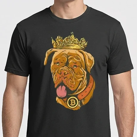 Férfi Imperial póló - Bitcoin Kutya
