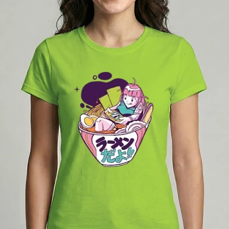 Női Imperial póló - Ramen Anime Gamer Lány