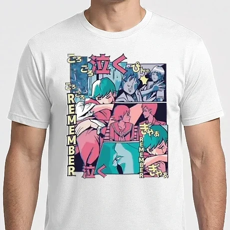 Férfi Imperial póló - Anime Vaporwave Képregény