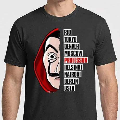 Férfi Imperial póló - A nagy pénzrablás - La Casa de Papel - Money Heist