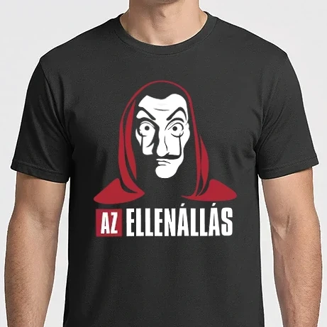 Férfi Imperial póló - Az ellenállás - A nagy pénzrablás - La Casa de Papel - Money Heist