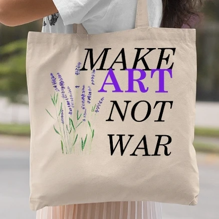Vászontáska - Make art