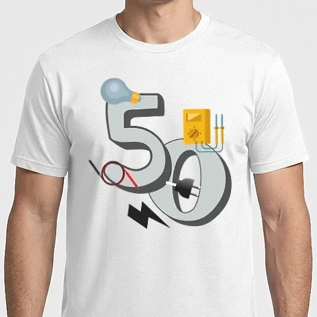 Férfi Imperial póló - Elektriker 50