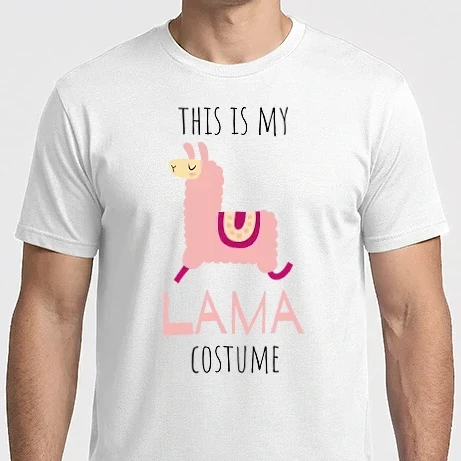 Férfi Imperial póló - Láma jelmez