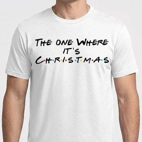 Férfi Imperial póló - THE ONE WHERE ITS CHRISTMAS