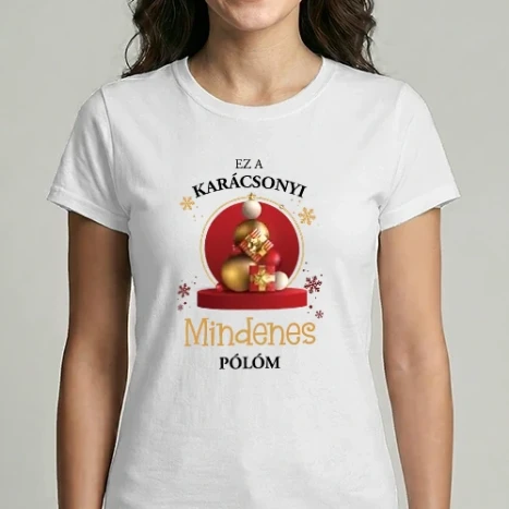 Női Imperial póló - Karácsonyi mindenes póló