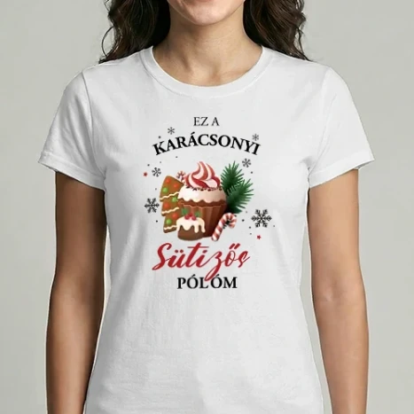 Női Imperial póló - Ez a karácsonyi sütizős pólóm