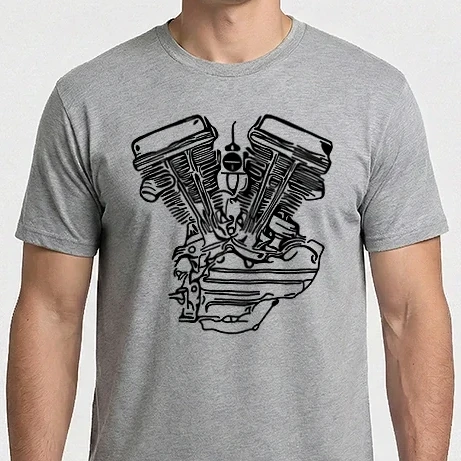 Férfi Imperial póló - Motorblokk