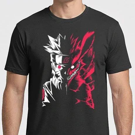 Férfi Imperial póló - Naruto Kurama