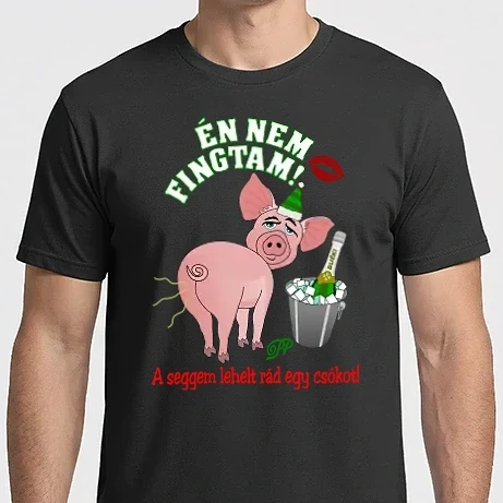 Férfi Imperial póló - Pukizó Kismalac