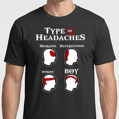 Férfi Imperial póló - Type of Headaches - God of War