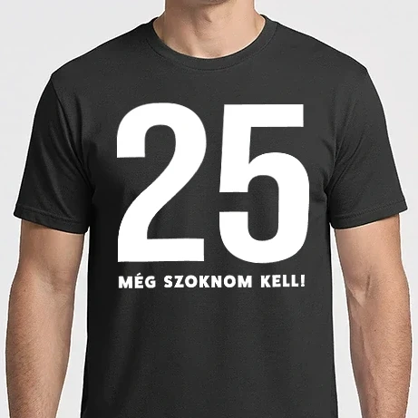 Férfi Imperial póló - 25 - még szoknom kell - fehér