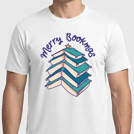Férfi Imperial póló - Merry Bookmas Könyves Karácsony