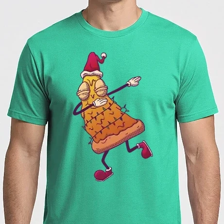 Férfi Imperial póló - Karácsonyi Pizza DAB