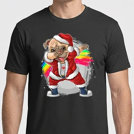 Férfi Imperial póló - Santa Mopsz Mikulás