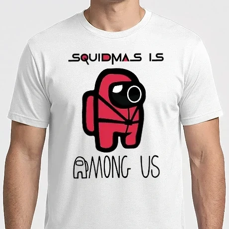 Férfi Imperial póló - SquidMas is Among Us