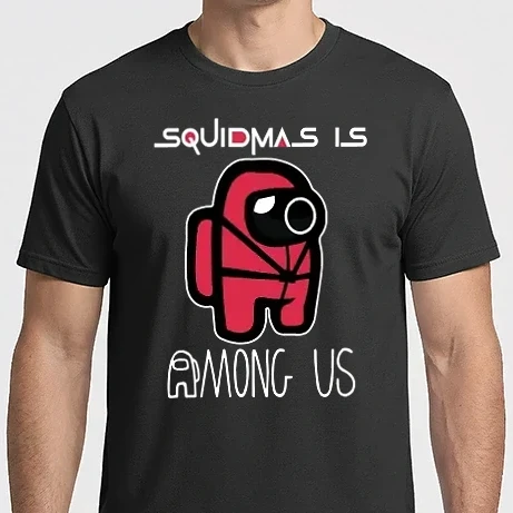 Férfi Imperial póló - SquidMas is Among Us