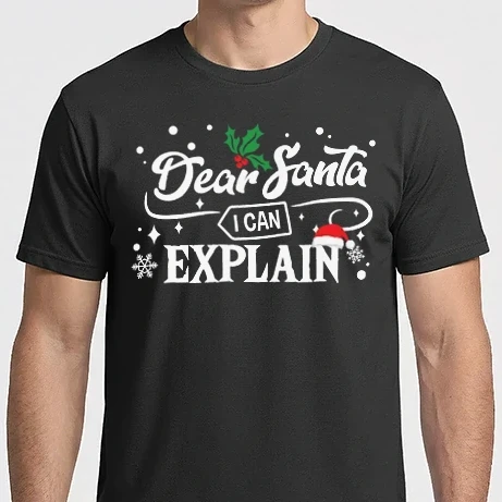 Férfi Imperial póló - Dear Santa i can explain