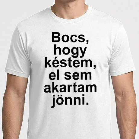 Férfi Imperial póló - Bocs, hogy késtem
