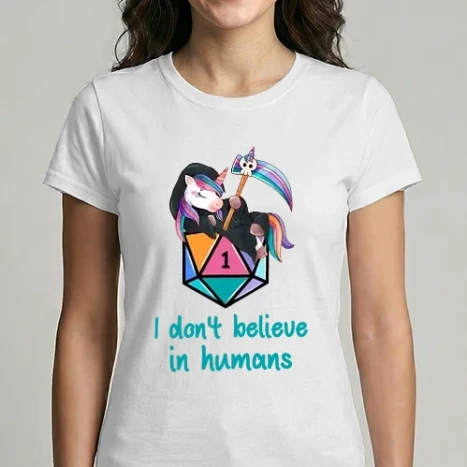 Női Imperial póló - I don't believe in humans