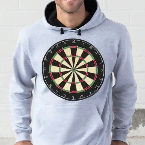 Férfi DUO kapucnis Pulcsi - Dartboard - TDS
