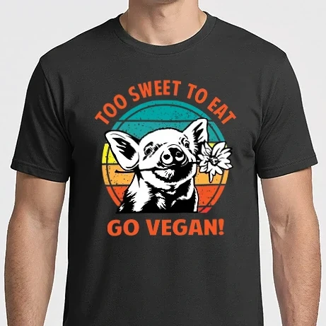 Férfi Imperial póló - Too Sweet To Eat - Go Vegan!