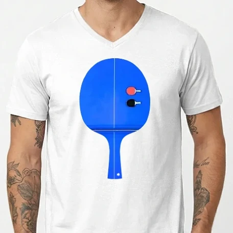 Férfi V-nyakú póló - ROCKet PP kÉk | ModerneImageArt | MIA