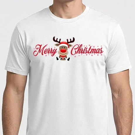 Férfi Imperial póló - Merry Christmas 2021 - Szarvas