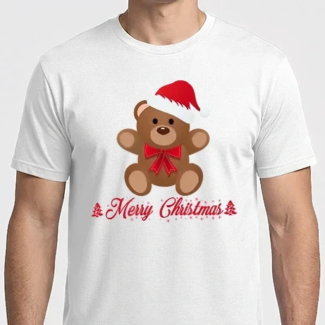 Férfi Imperial póló - Merry Chrsitmas 2021 - Maci